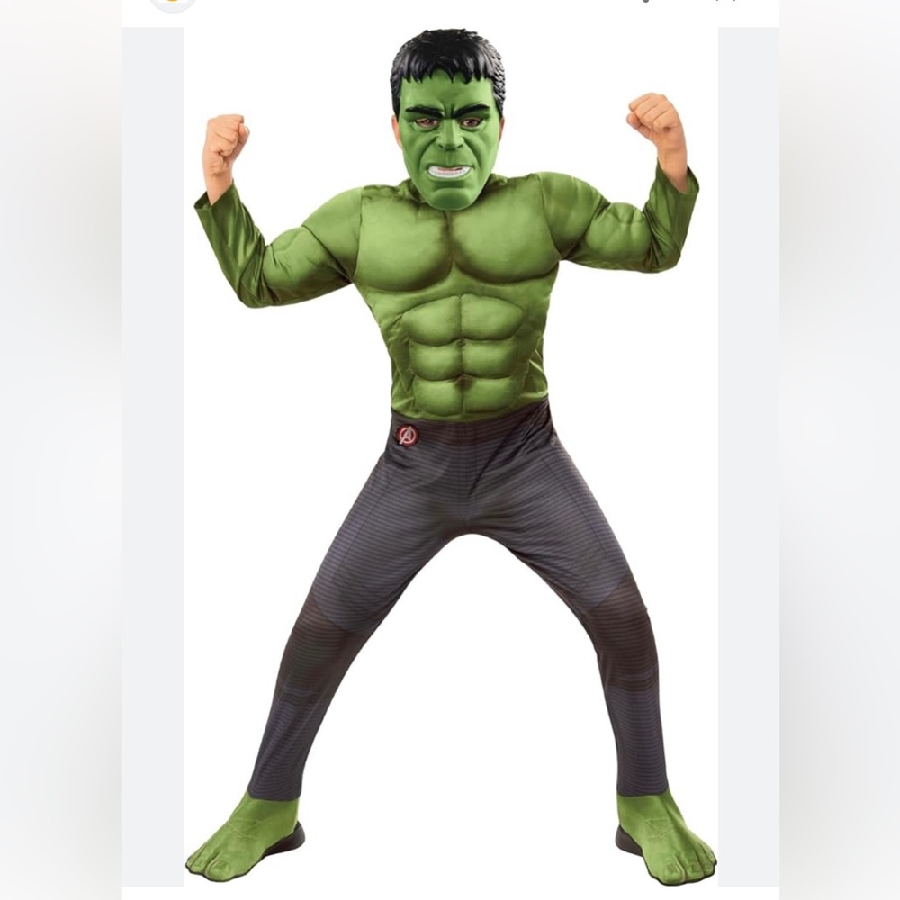 Kids Incredible Hulk costume sz Small